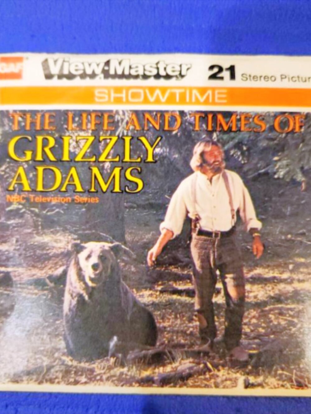 Vintage‎ 1978 GAF View-Master Showtime Life & Times Grizzly Adams 3 Reel J10